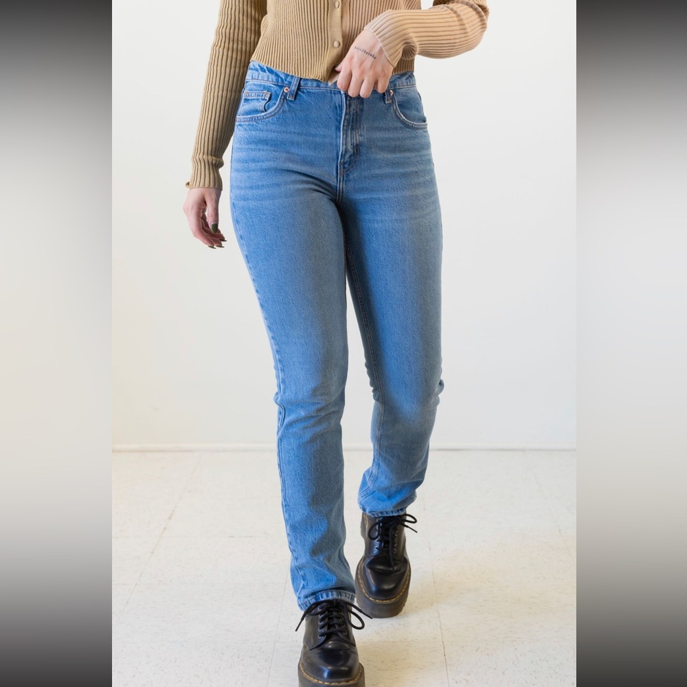 Mid Rise Straight Jeans by BDG